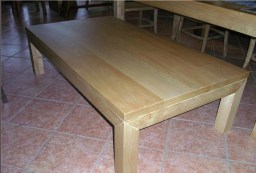 Μασίφ ξύλινο τραπέζι σαλονιού από Σφένδαμο - Κελεμπέκι